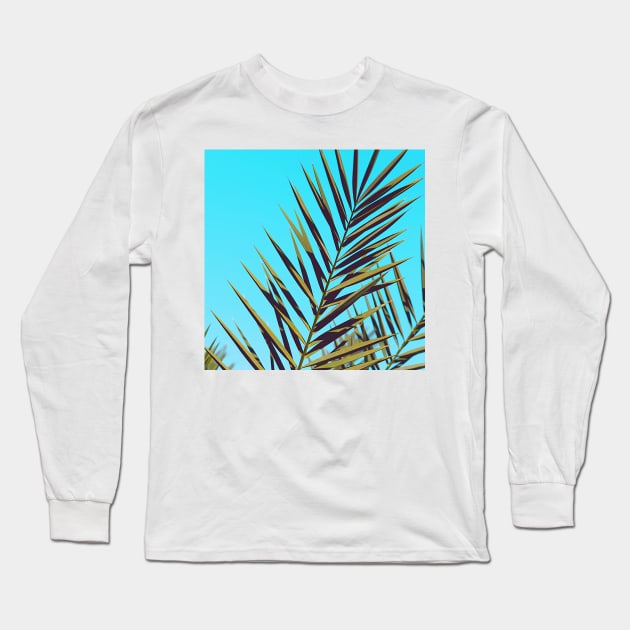 Green Leaves Long Sleeve T-Shirt by ArtoTee